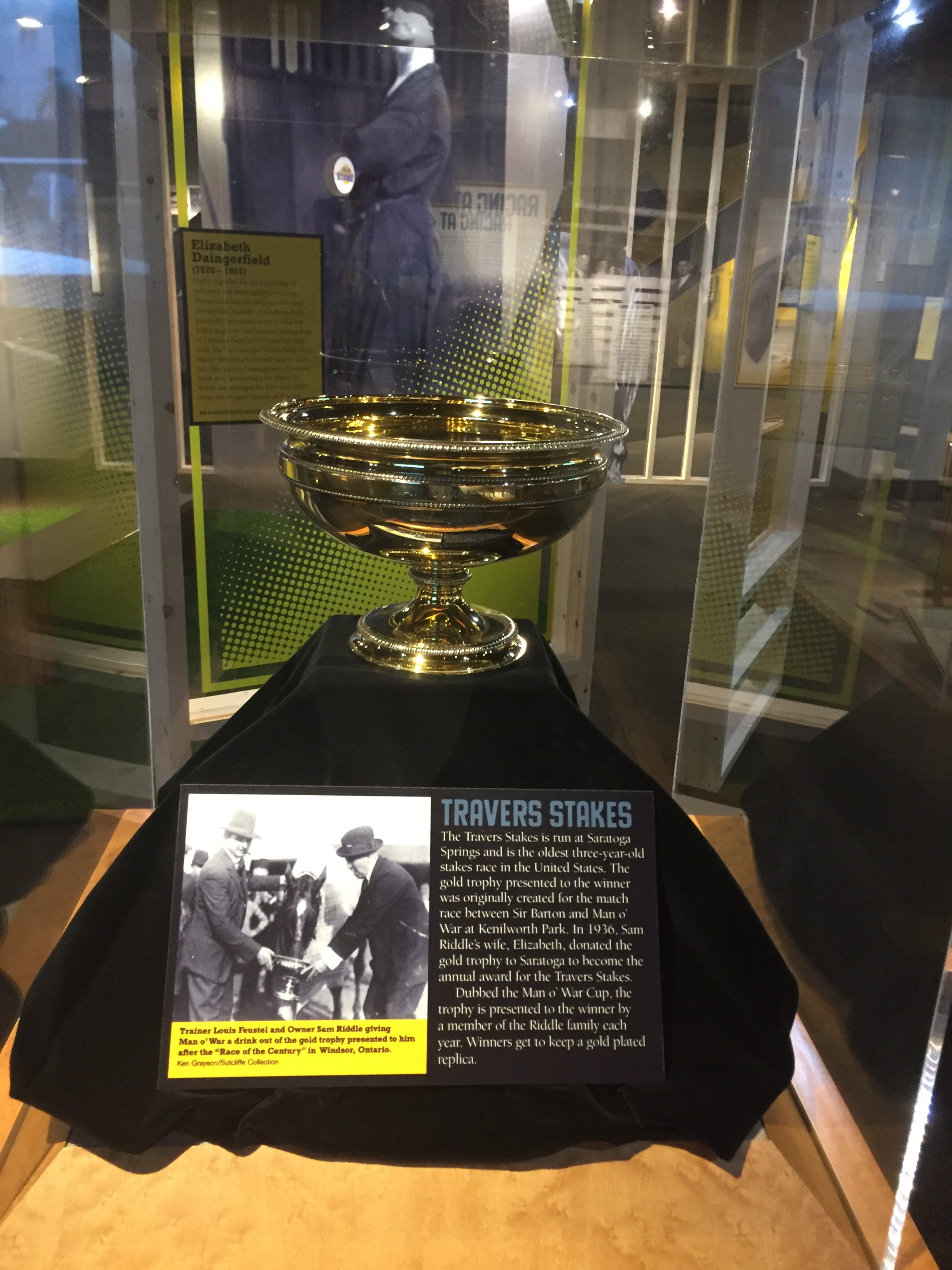 Man o' War's Travers trophy 