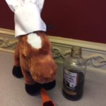 Horseradish's regular followers know how he feels about the vanilla. Neigh,neigh!