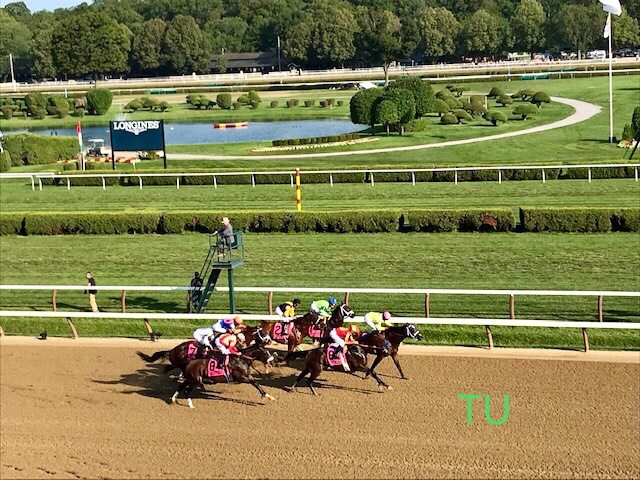 Summer racing is beautiful at Saratoga.