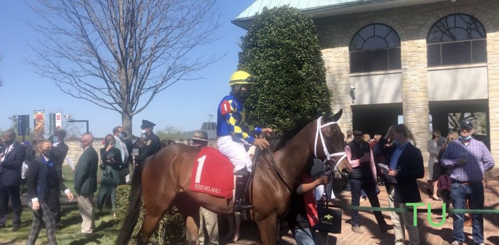 Jouster won the Appalachain Stakes at Keeneland.